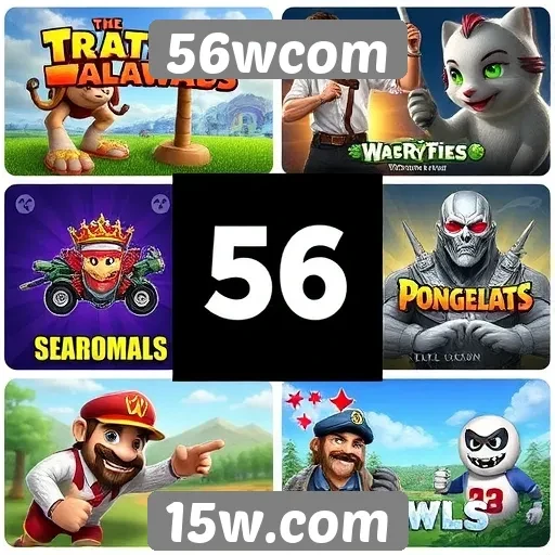 Avaliação dos jogos mais populares na plataforma 56wcom